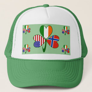Norway and Norwegian Flag Trucker Hat
