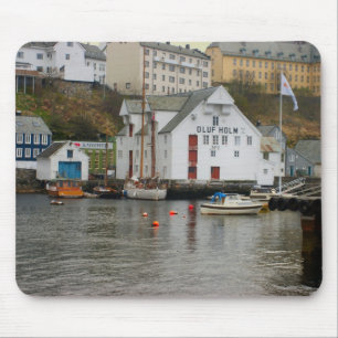 Norway, Bergen,marina and boatyard Mouse Pad