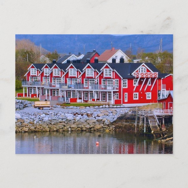 Norway, Bergen  Waterside houses Postcard (Front)