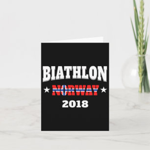 Norway Biathlon 2018 Card