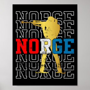 Norway Biathlon Norge Original  Poster