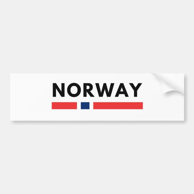 Norway Bumper Sticker (Front)