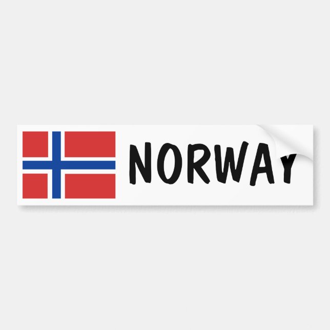Norway Bumper Sticker (Front)
