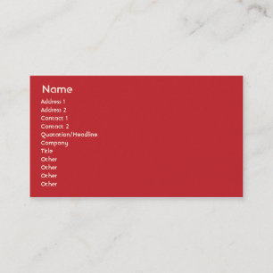 Norway - Business Business Card