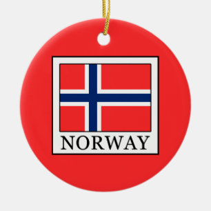 Norway Ceramic Tree Decoration