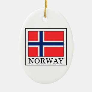 Norway Ceramic Tree Decoration