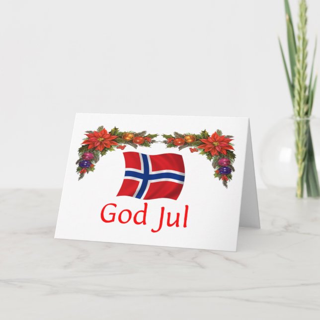 Norway Christmas Holiday Card (Front)
