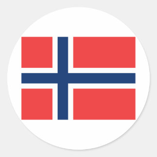 Norway Classic Round Sticker