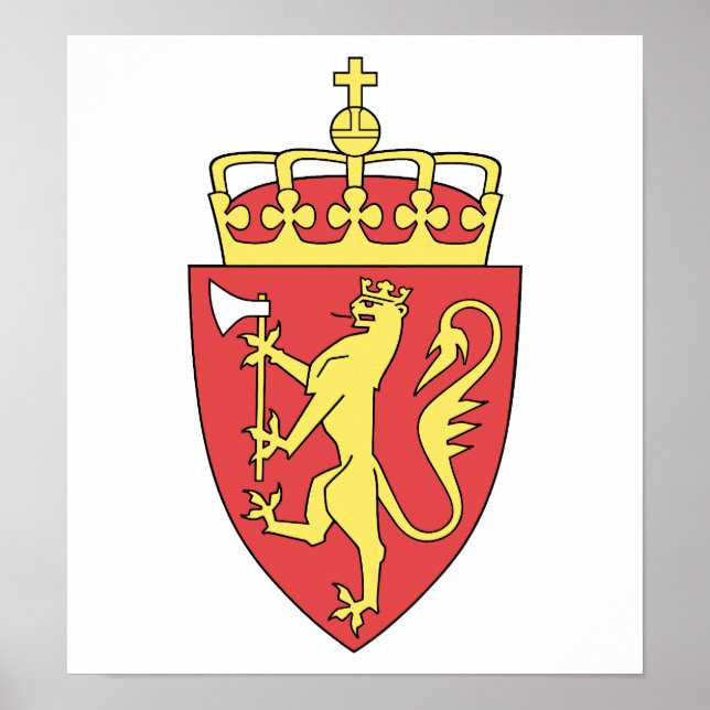 Norway Coat Of Arms Poster (Front)