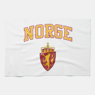 Norway + Coat of Arms Tea Towel