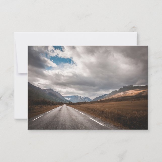 Norway Country Road Card (Front)