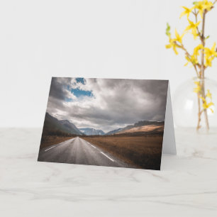 Norway Country Road Landscape Photo Card