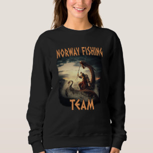 Norway Fishing Team Scandinavia Norge Souvenir Nor Sweatshirt