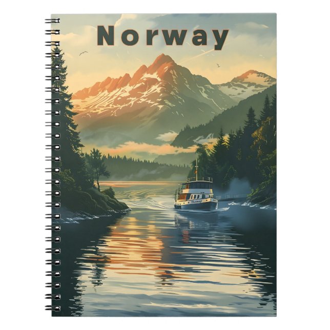 Norway Fjord Notebook (Front)