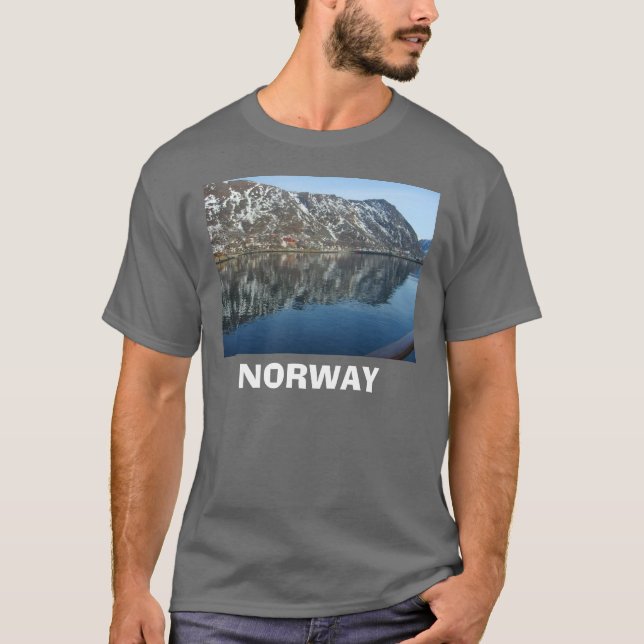 Norway, Fjord reflections T-Shirt (Front)