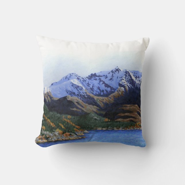 Norway fjords and mountains cushion (Front)