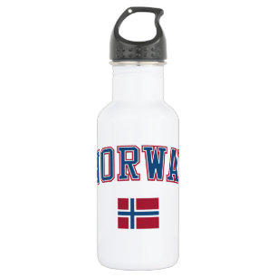 Norway + Flag 532 Ml Water Bottle