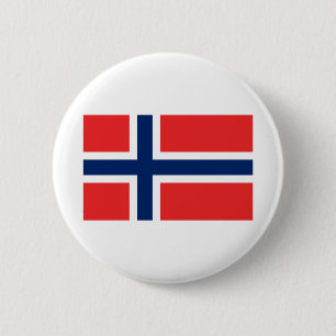 Norway Flag 6 Cm Round Badge