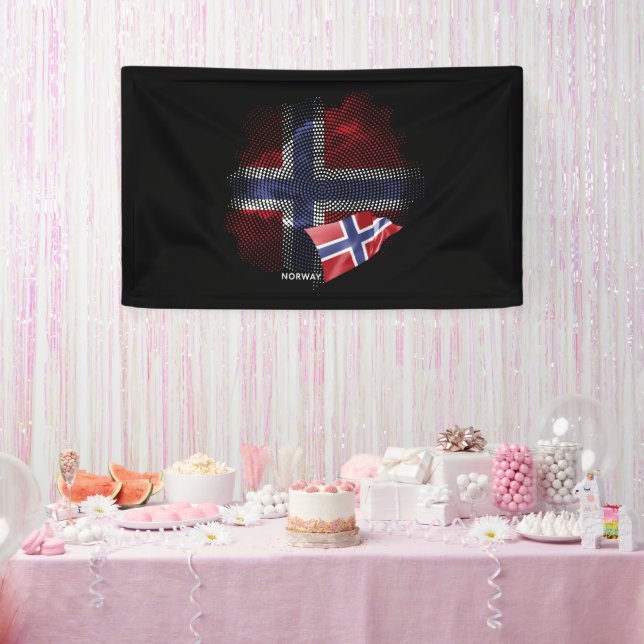Norway flag banner (Party)