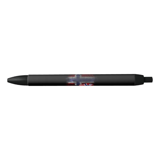 Norway flag black ink pen (Front)