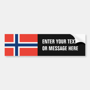 Norway Flag Bumper Sticker