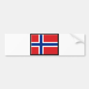 Norway Flag Bumper Sticker