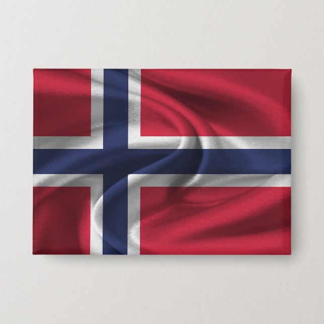 Norway Flag Button (Front)