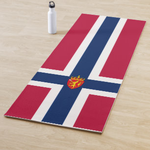 Norway Flag/ Coat of Arms Yoga Mat