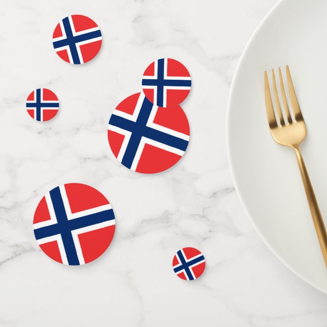 Norway Flag Confetti (Group)
