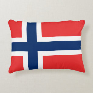 Norway Flag Decorative Cushion