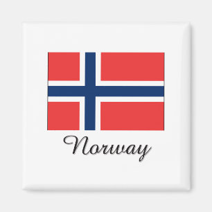 Norway Flag Design Magnet