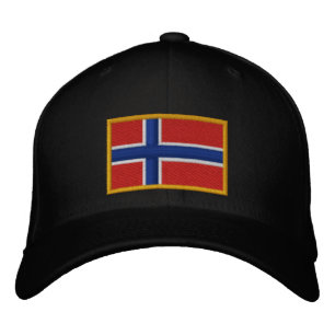 Norway Flag Embroidered Hat