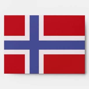 Norway flag envelope