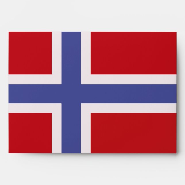 Norway flag envelope (Front)