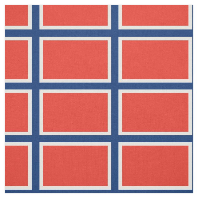 Norway Flag Fabric (Swatch)