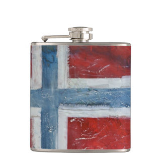 Norway Flag Flask
