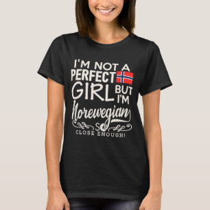 Norway Flag Girl  Norwegian Pride Souvenir Women T-Shirt
