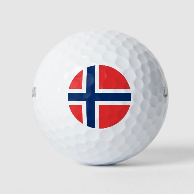 Norway Flag Golf Balls (Front)