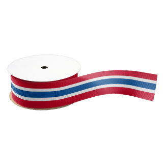 Norway Flag Gosgrain Ribbon Grosgrain Ribbon