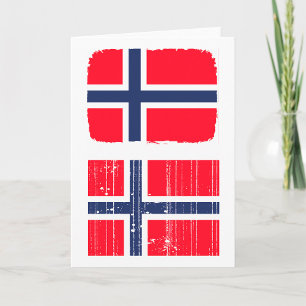 Norway Flag Greeting Cards