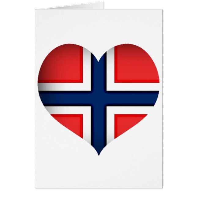 Norway Flag Heart (Front)