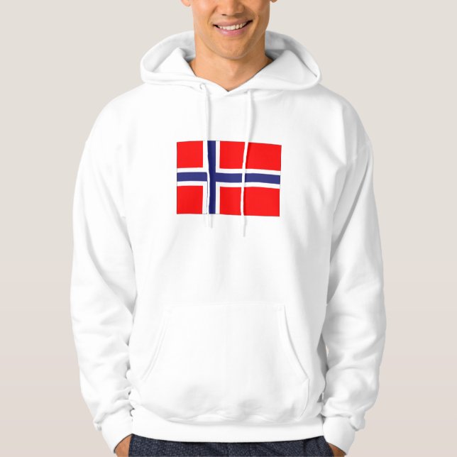Norway flag hoodie (Front)