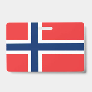 Norway Flag ID Badge