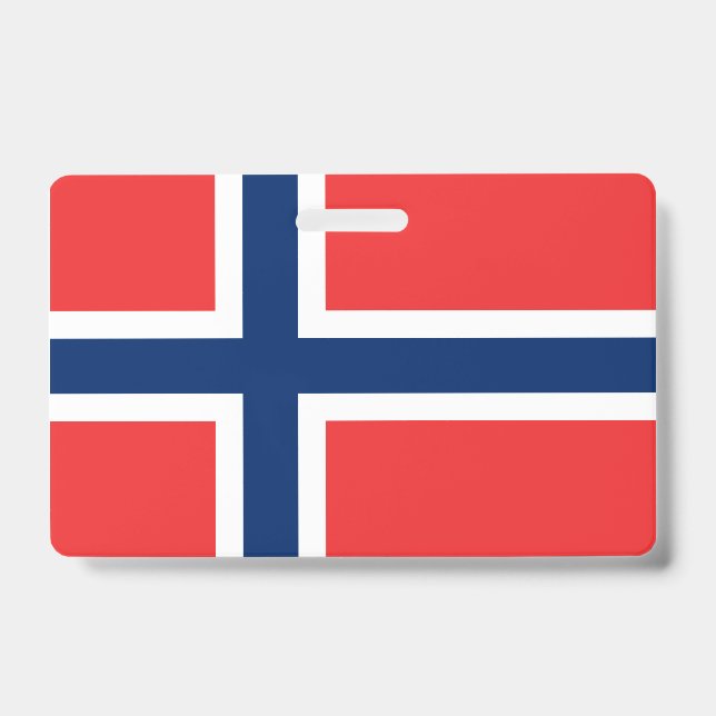 Norway Flag ID Badge (Front)