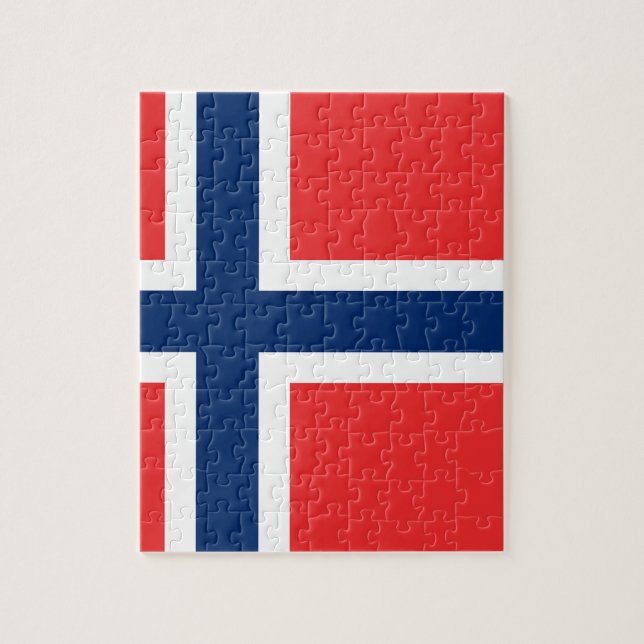 Norway Flag Jigsaw Puzzle (Vertical)