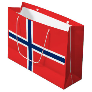 Norway Flag Large Gift Bag