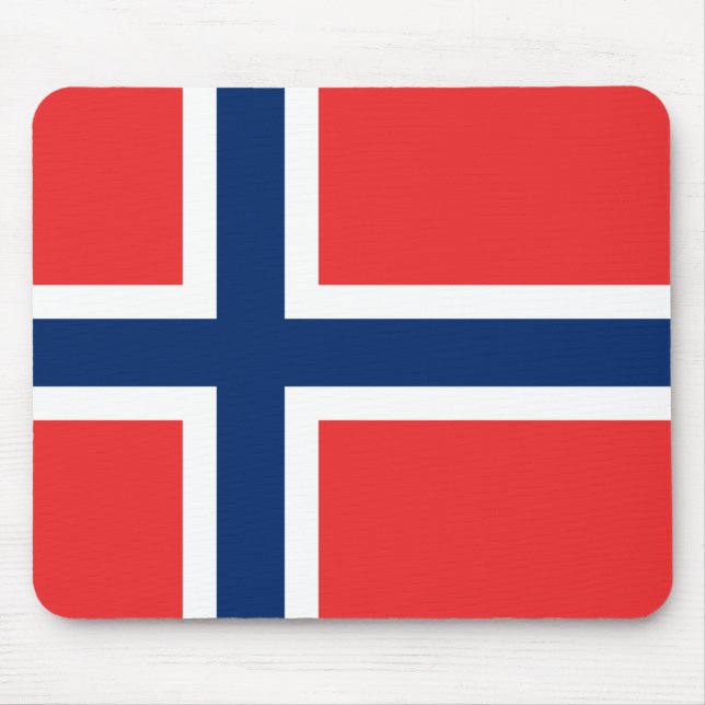Norway Flag Mouse Pad (Front)