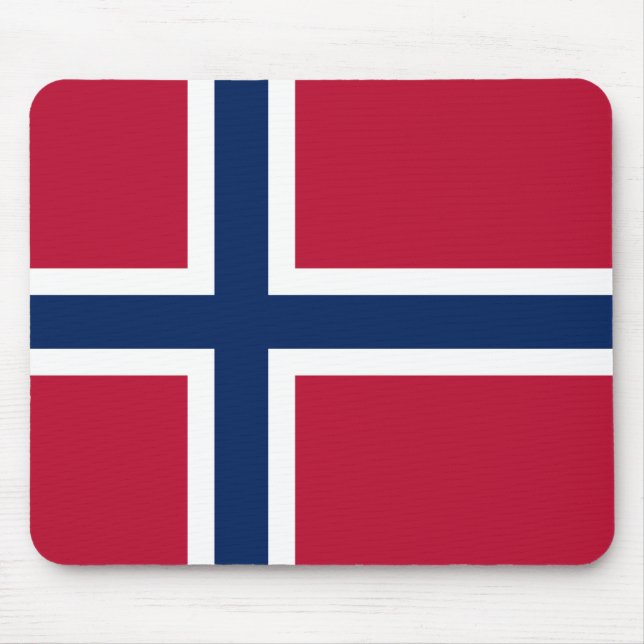 Norway Flag Mouse Pad (Front)