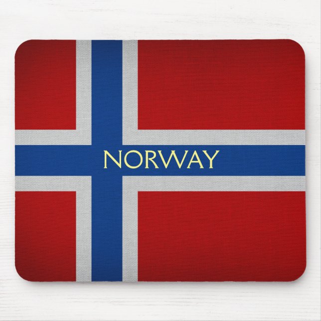 Norway flag mouse pad (Front)