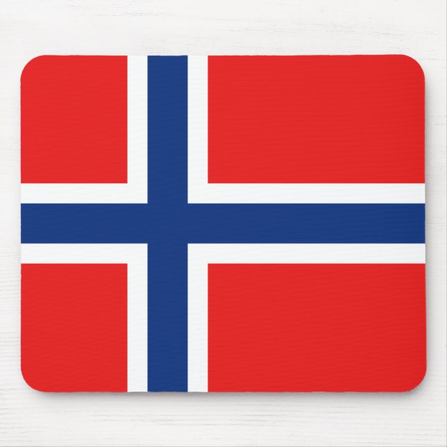 Norway Flag Mousepad (Front)